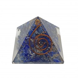 Lapis lazuli small orgonite-pyramide