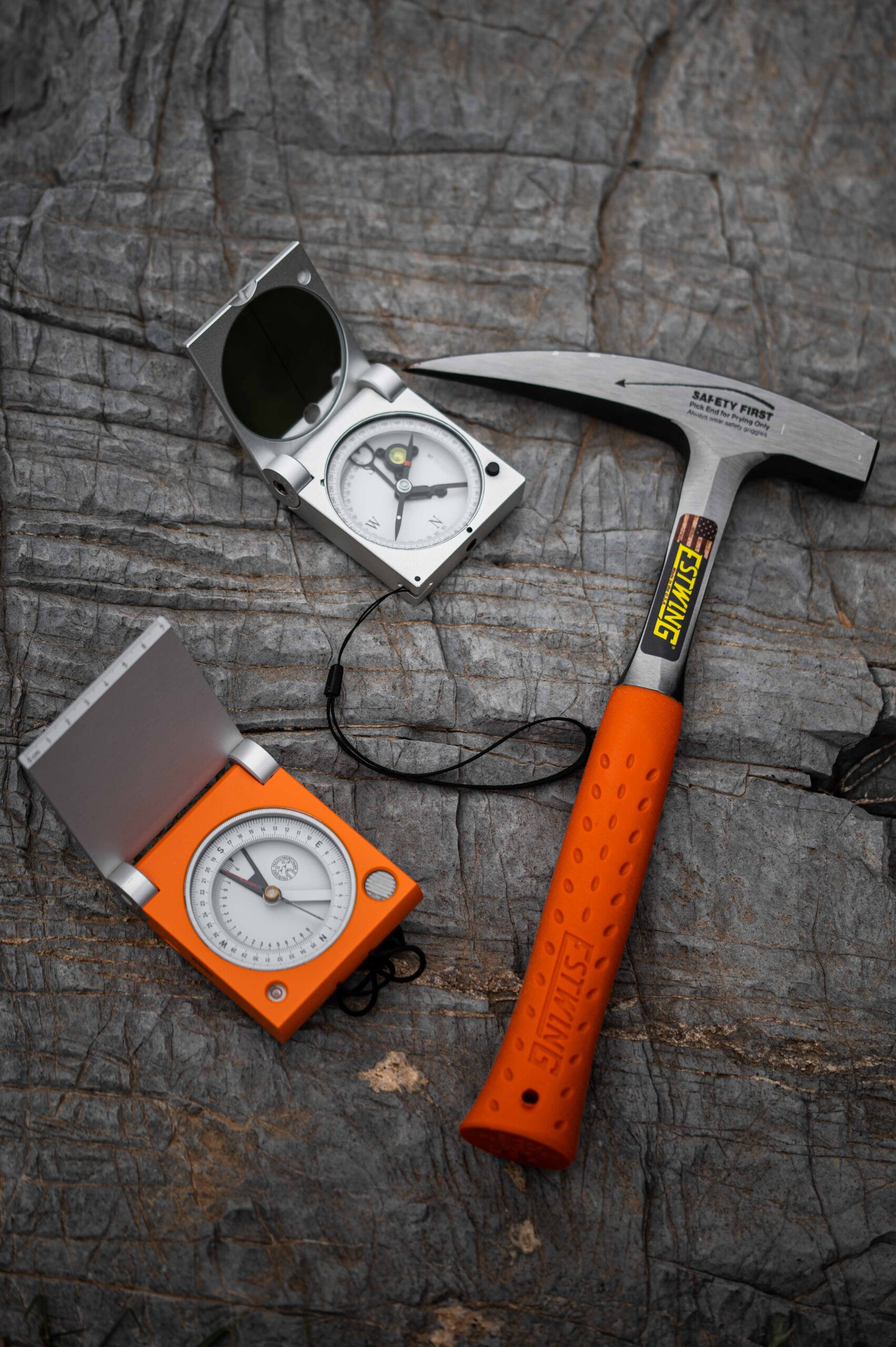 compass and pick