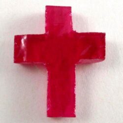 Ruby Synthetic Cross