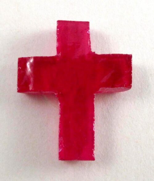 Ruby Synthetic Cross