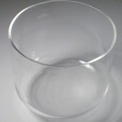 Transparent singing bowl