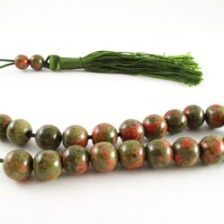 Unakite worry beads