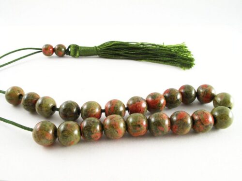 Unakite worry beads