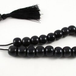 Κομπολόι σκούρου Οψιδιανού