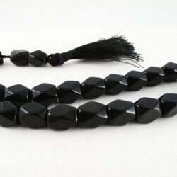 Κομπολόι σκούρου Οψιδιανού