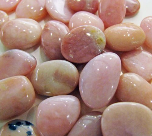 Pink Opal tumbled