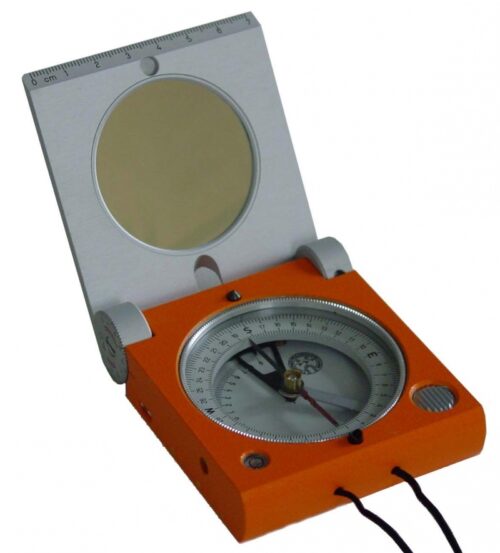 Freiberg geologic compass with mirror