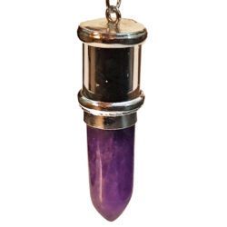 Amethyst balancing pendulum