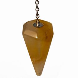 Citrine multifaceted pendant