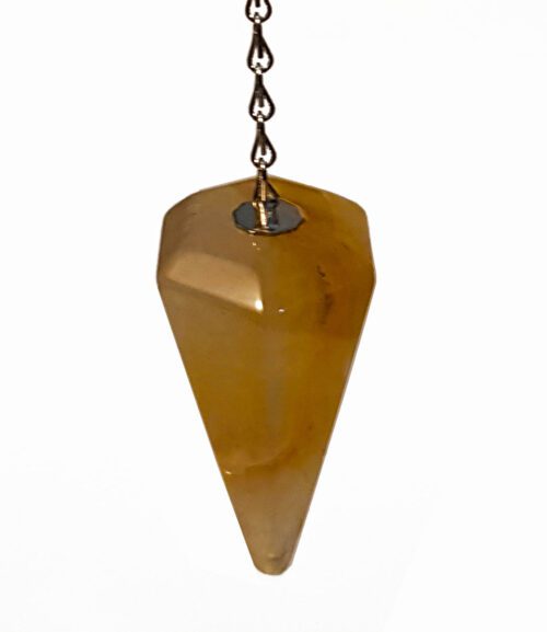 Citrine multifaceted pendant