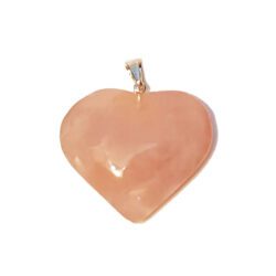 Rose quartz Heart pendant