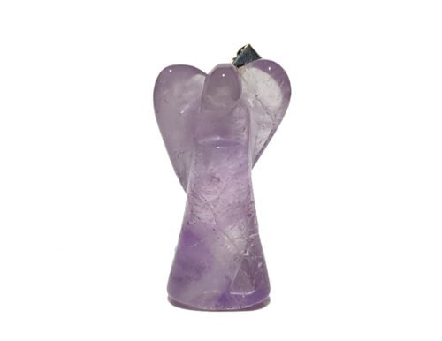 Amethyst angel pendant medium size