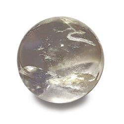Clear quartz sphere
