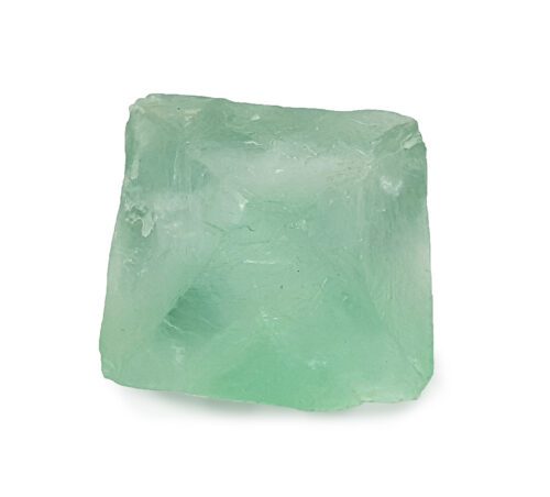 Raw rhomboid fluorite