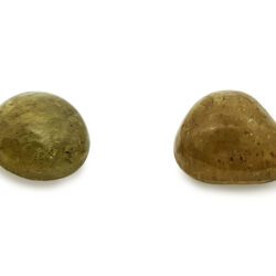 Green apatite tumbled