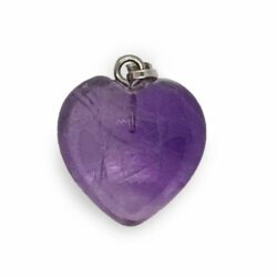 Amethyst heart pendant