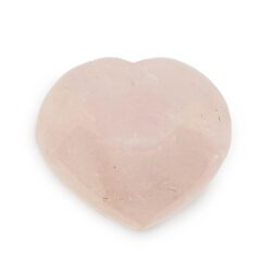 Rose quartz heart