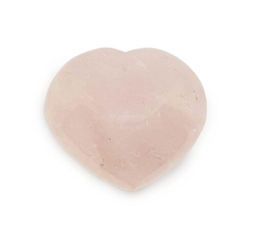 Rose quartz heart