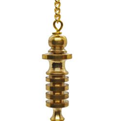 Small metal plated bronze pendulum