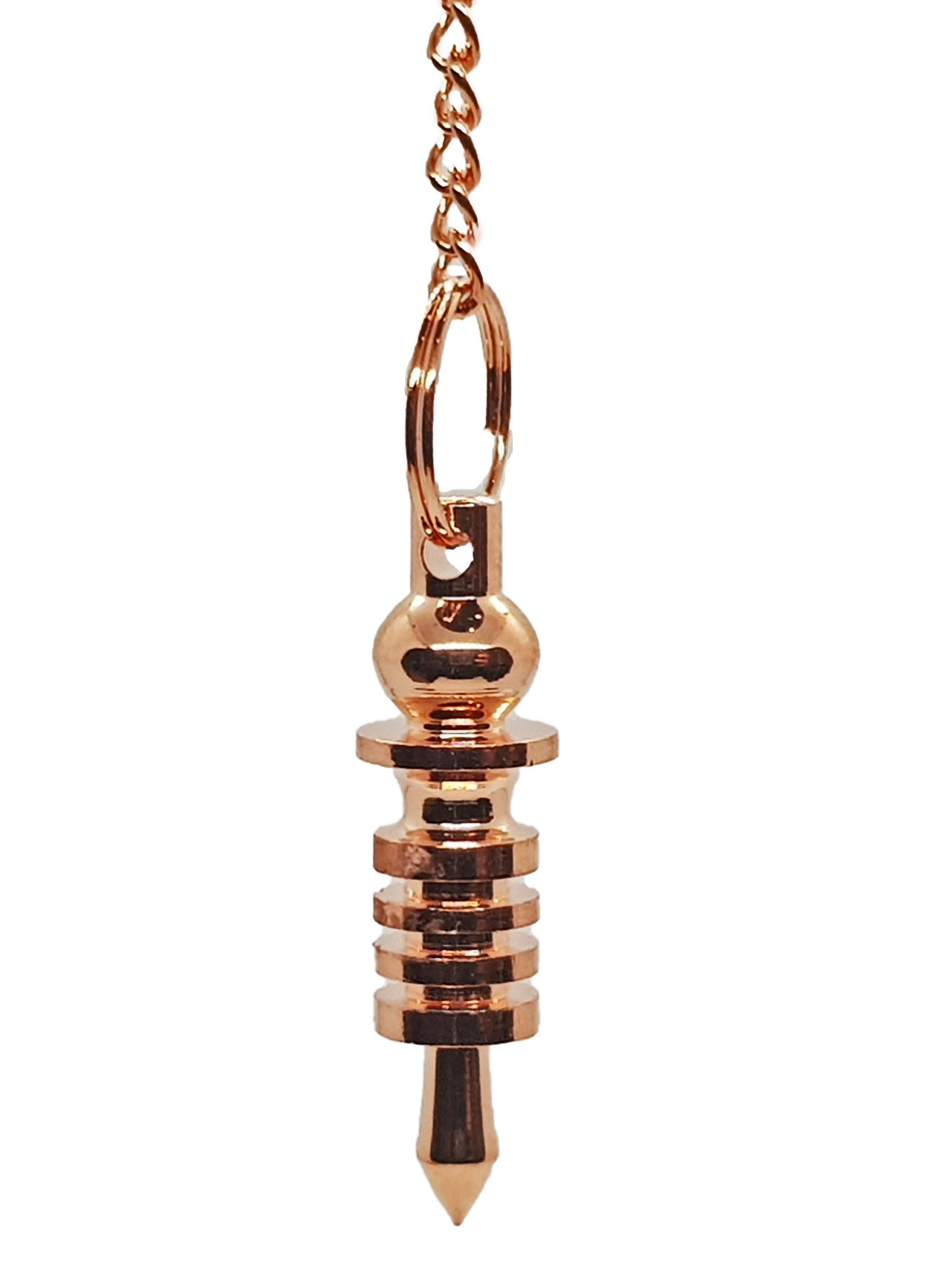 Small metal pendulum in bronze color