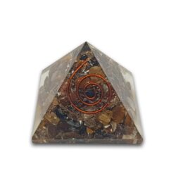 Tiger eye orgonite pyramid small size 1