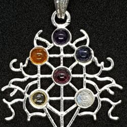 Κρεμαστό δέντρο της ζωής με λίθους τσάκρας