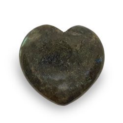 Labradorite heart