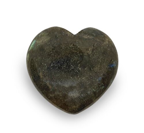 Labradorite heart