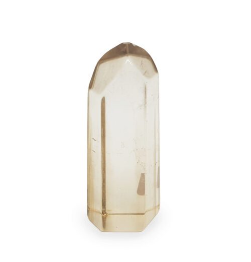 Quartz transparent single crystal polished