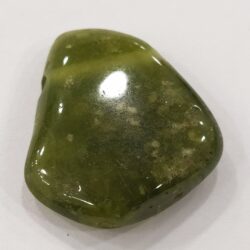 Vesuvianite tumbled with hole
