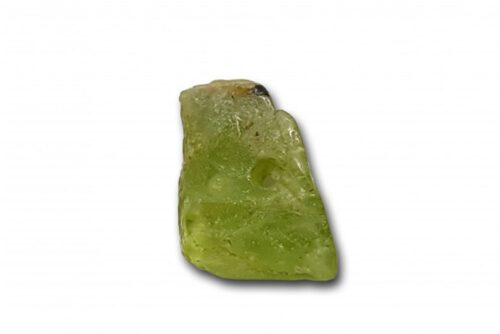 Peridot polished irregular with hole
