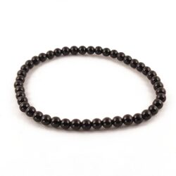 Black tourmaline beaded bracelet 1