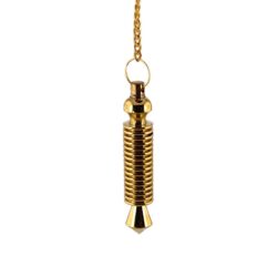 Gold plated bronze pendulum gear 1