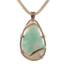 Pendant Greek Smithsonite 925 silver 1