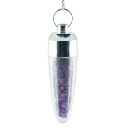 Pendulum with amethyst nuggets opening 1