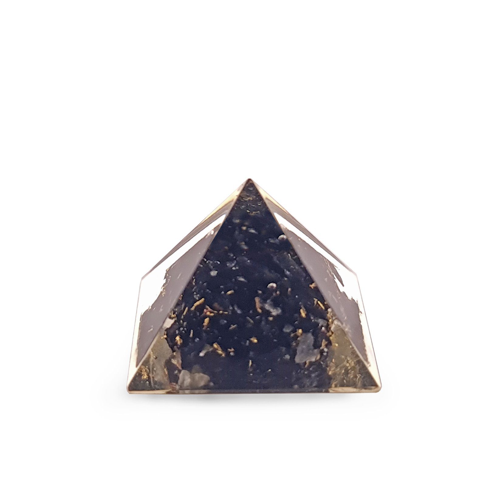 Small orgonite pyramid sungite 1
