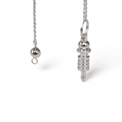 Small silver metal pendulum
