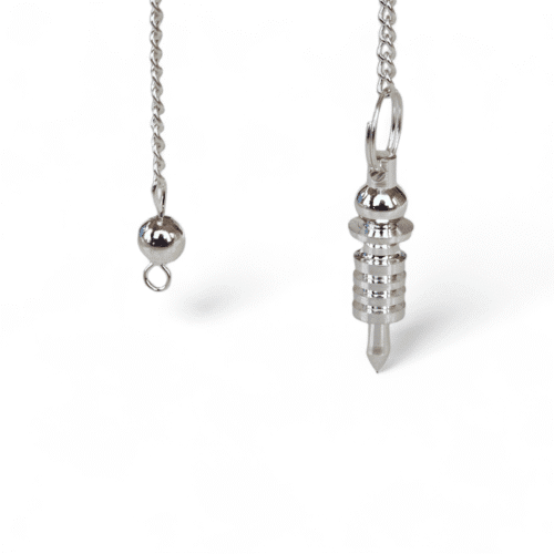 Small silver metal pendulum