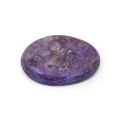 Charoite oval plaque