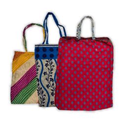 Multicolored fabric bag