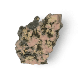 Raw rhodochrosite with arsenopyrite and quartz