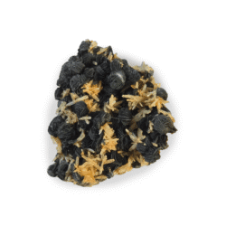 hematite flower with raw quartz