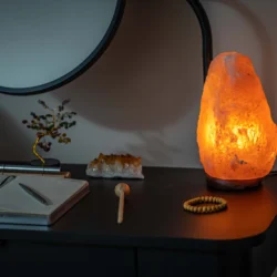 λάμπα αλατιού κιτρίνης δέντρο τσάκρα